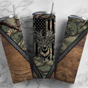 Personalized Hunting Tumbler, Gifts For Him, Thinking Of You, Christmas